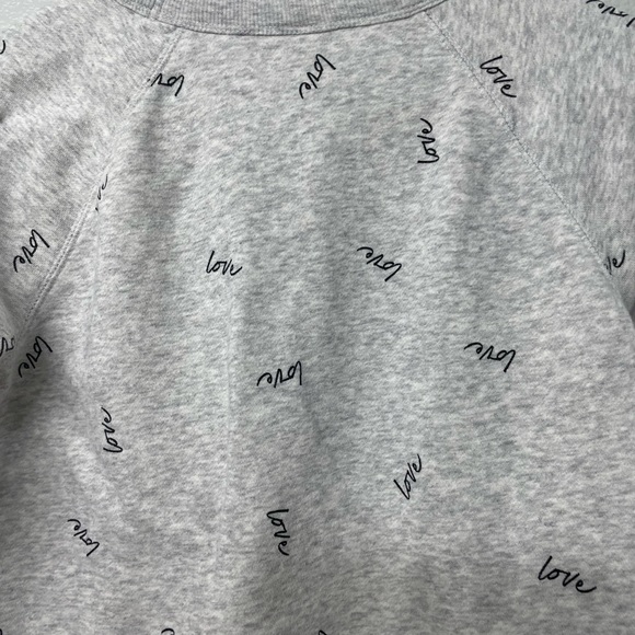 Old Navy Love Sweatshirt Grey Preowned Xsmall - Picture 5 of 5